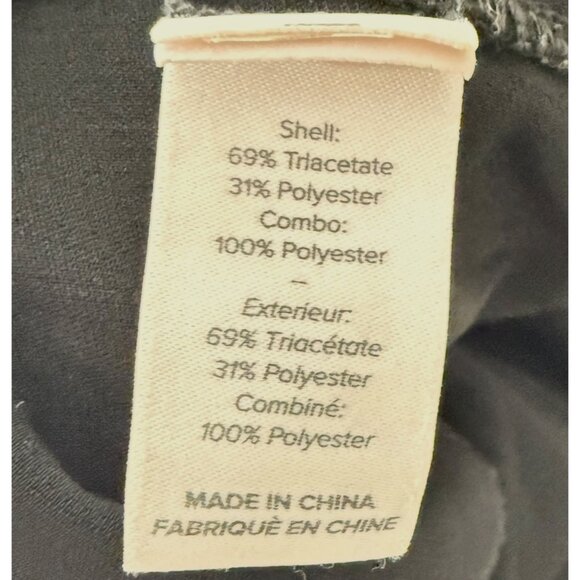 Cinq À Sept Black & White Long Sleeve Dress With Wrap Detail Size 8 - Picture 6 of 12